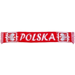 Szalik Polska dla kibica 130 cm